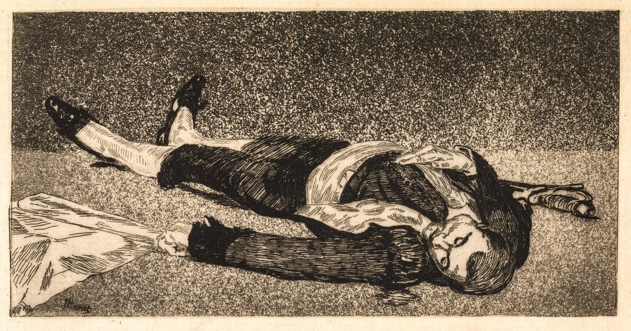 Død toreador av Édouard Manet