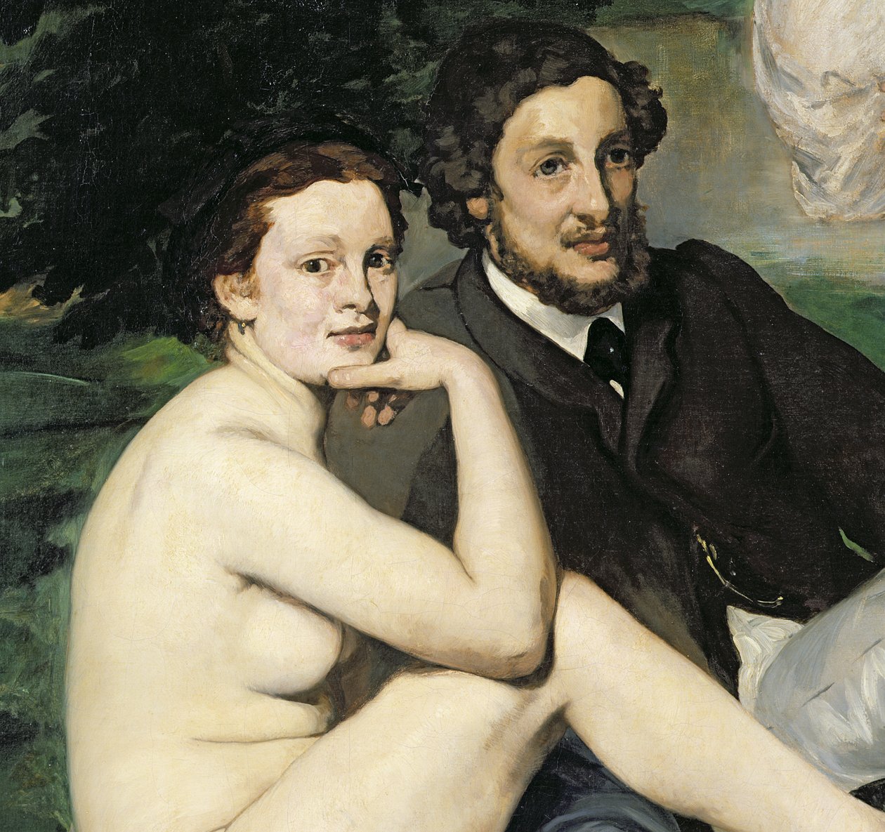 Dejeuner sur lHerbe, 1863 (detalj av 2310) av Édouard Manet