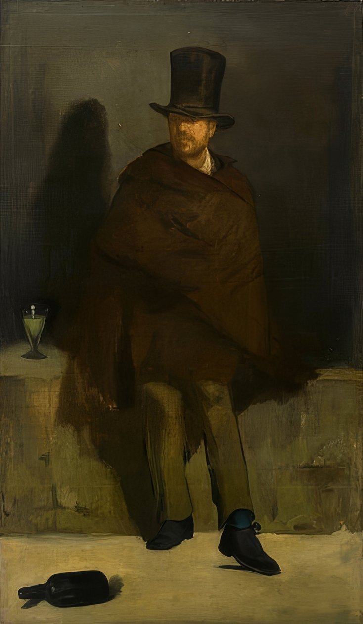Absintdrikkeren. 1859 av Édouard Manet