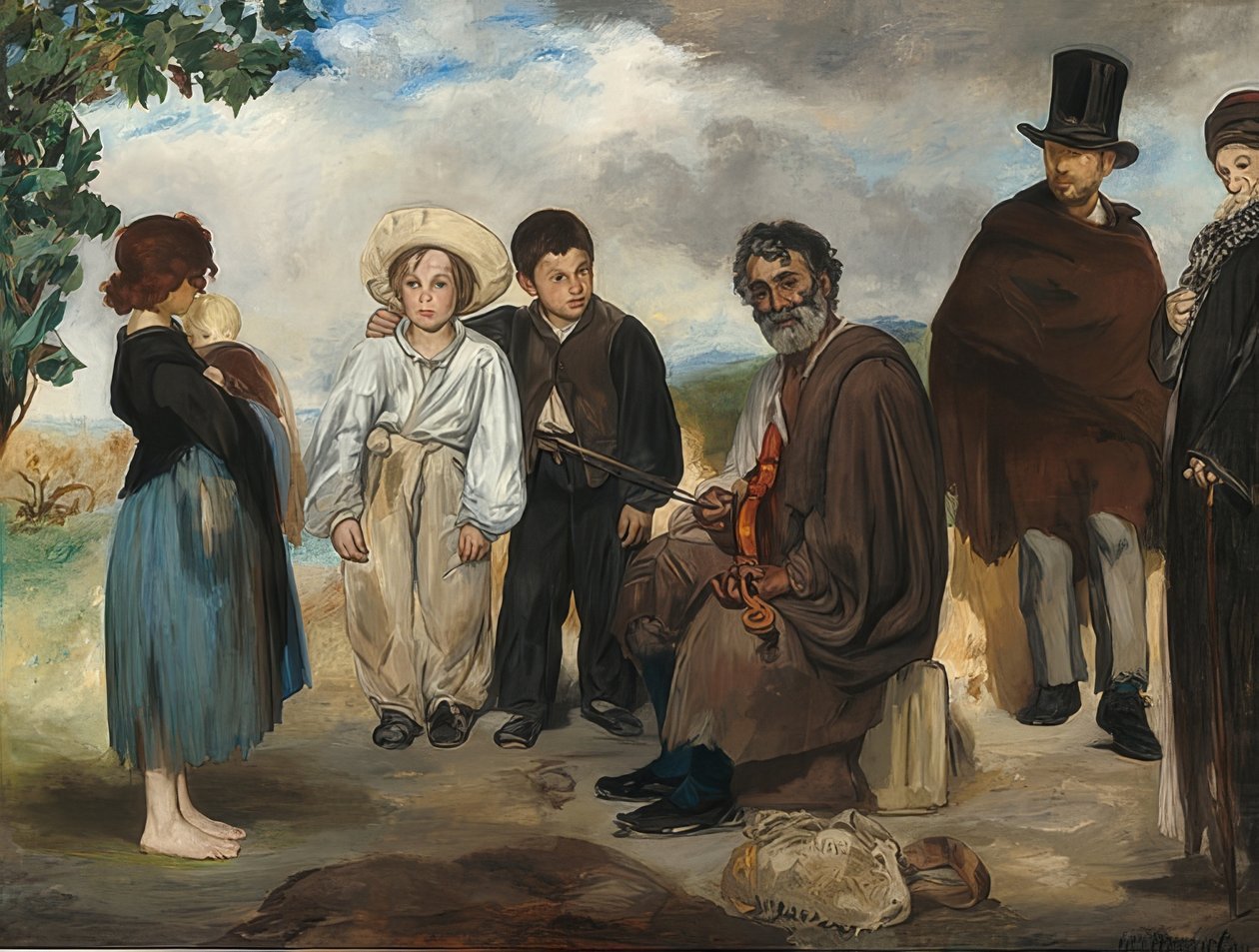 Den gamle musikeren. 1862 av Édouard Manet