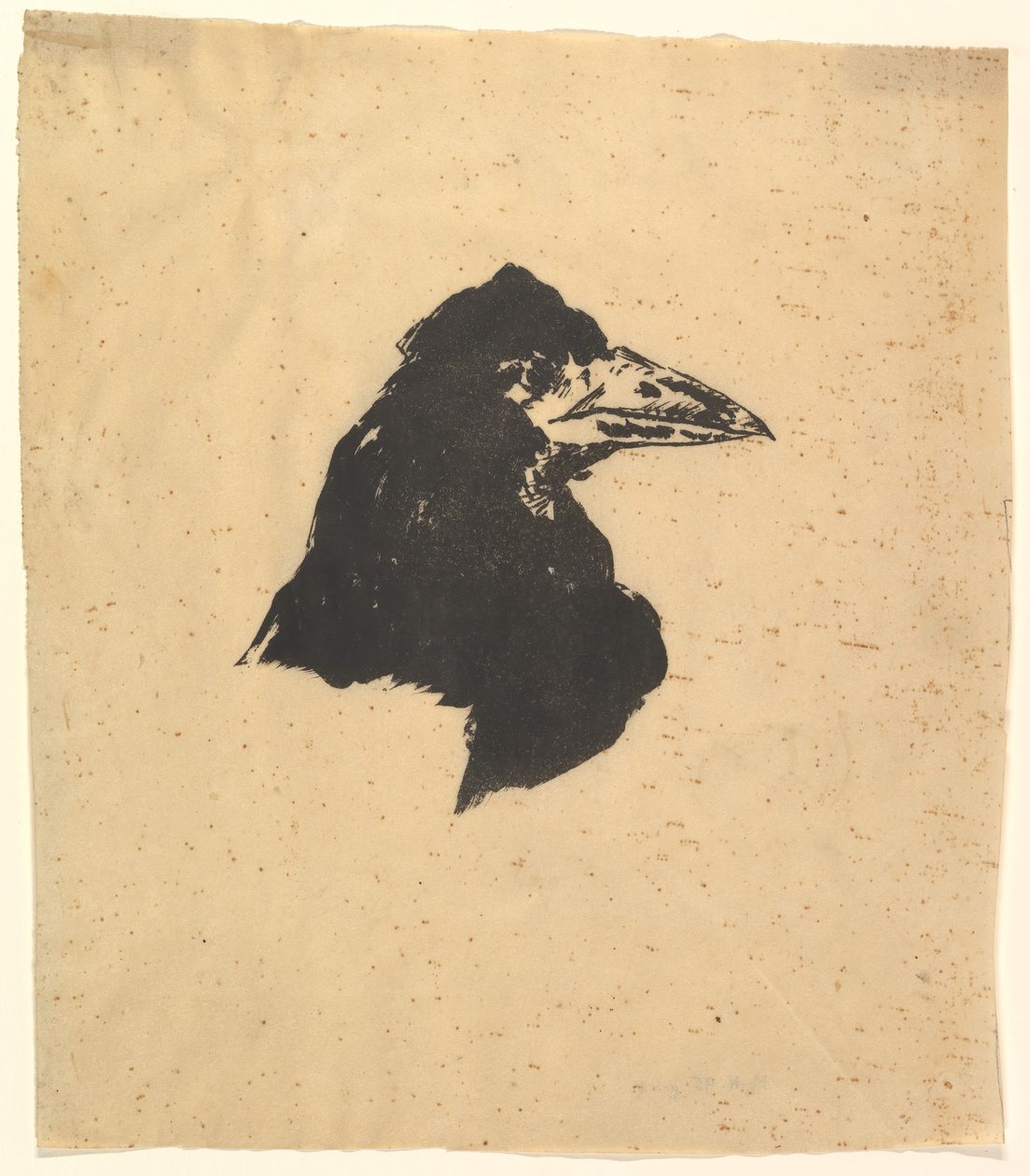 Design for plakaten og omslaget til The Raven av Edgar Allan Poe, 1875. av Édouard Manet