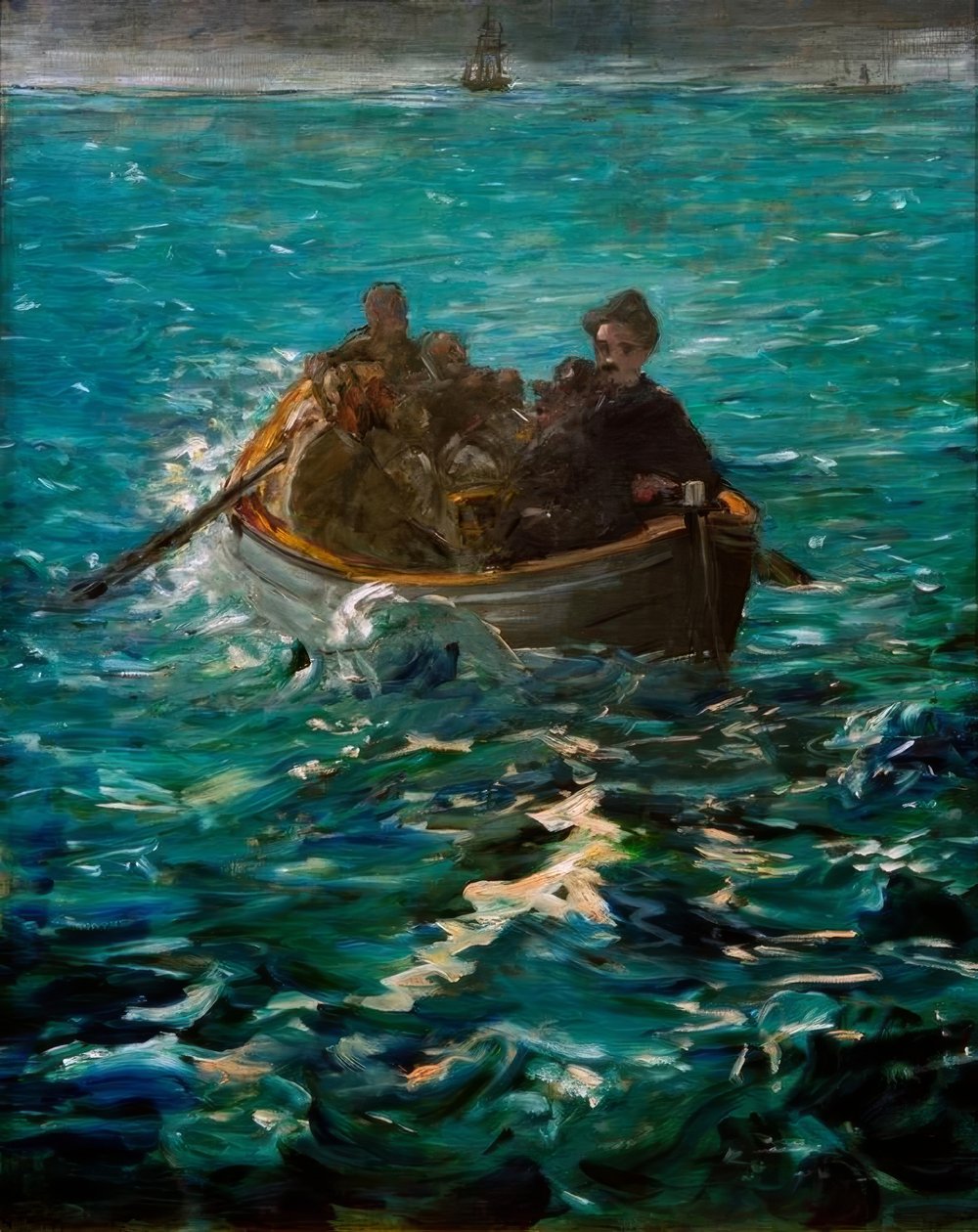 The Escape of Henri Rochefort - Den store studien av Édouard Manet