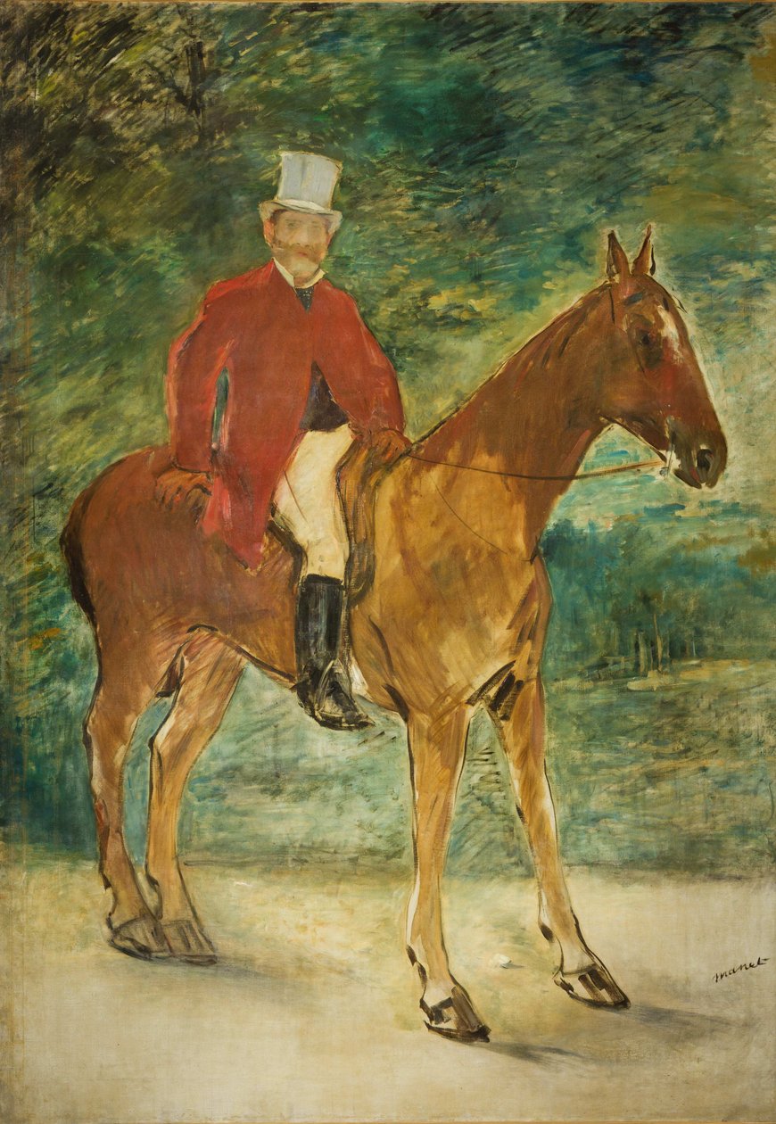 Rytterportrett av Michel Arnaud, 1875. av Édouard Manet