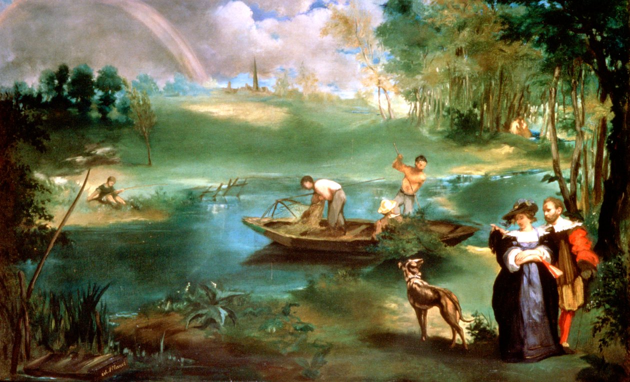 Fiske ved St Ouen, 1860-1861 av Édouard Manet