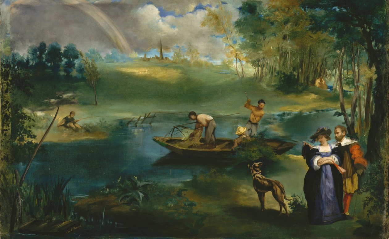 Fiske, ca. 1862-63 (olje på lerret) av Édouard Manet