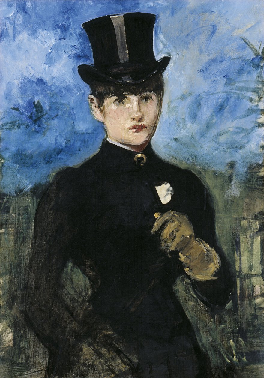Rytter, Fullface, ca. 1882 av Édouard Manet