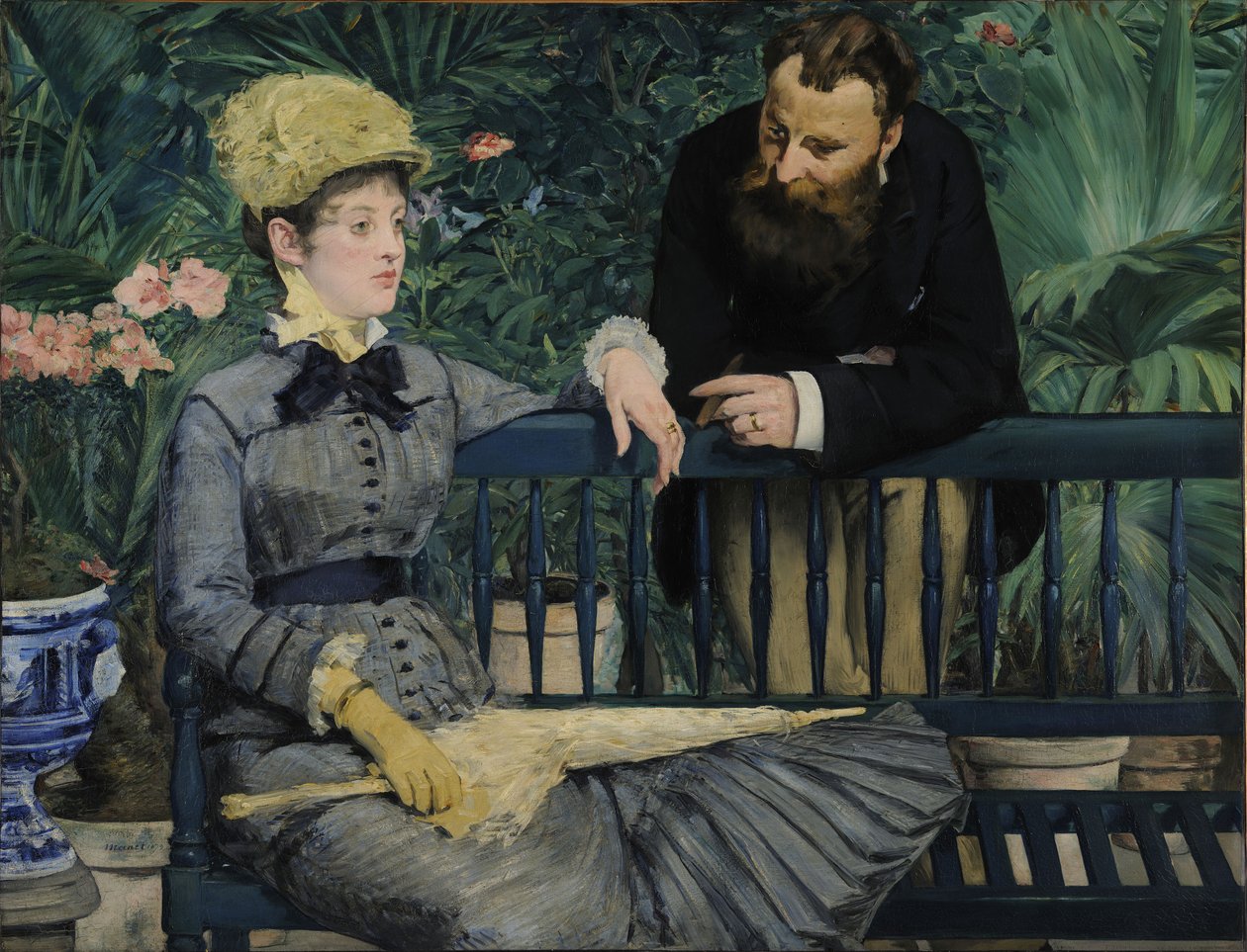 I konservatoriet av Édouard Manet