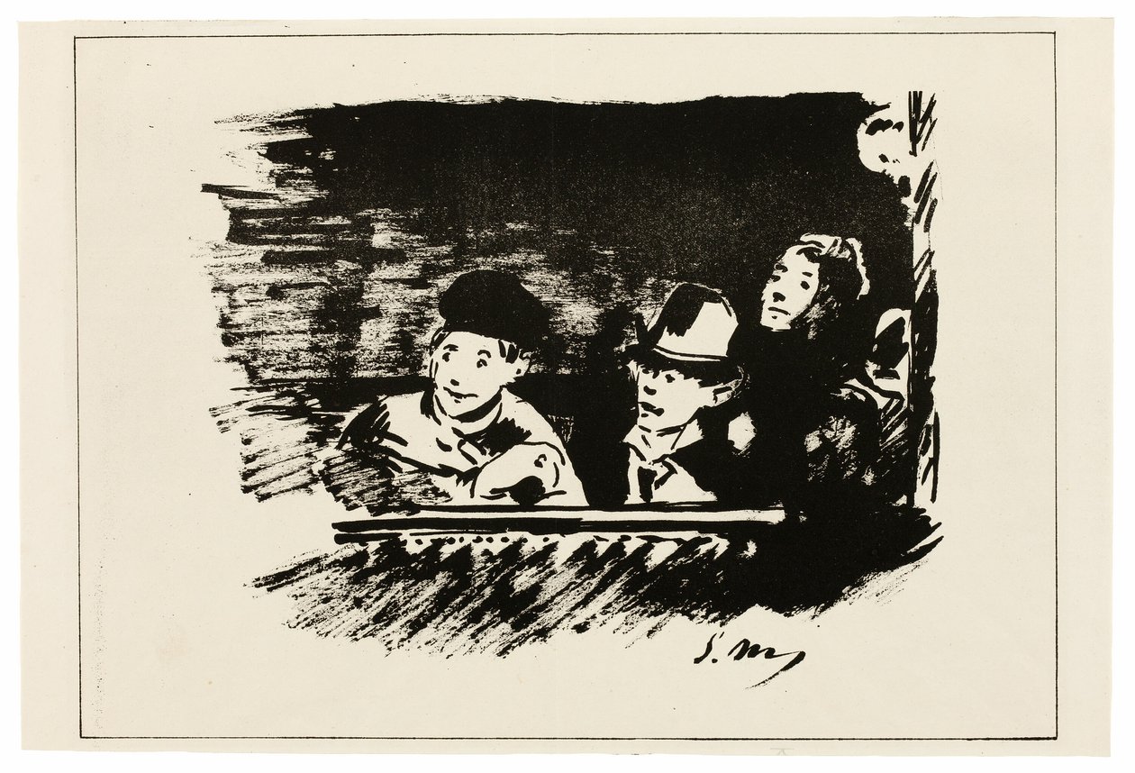 I Øvre Galleri av Édouard Manet