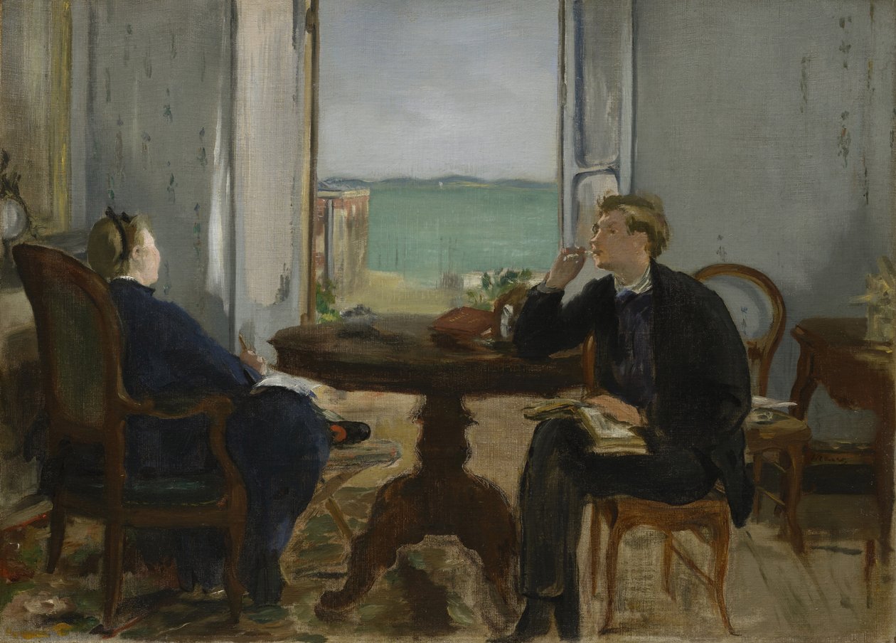 Interiør i Arcachon, 1871 av Édouard Manet