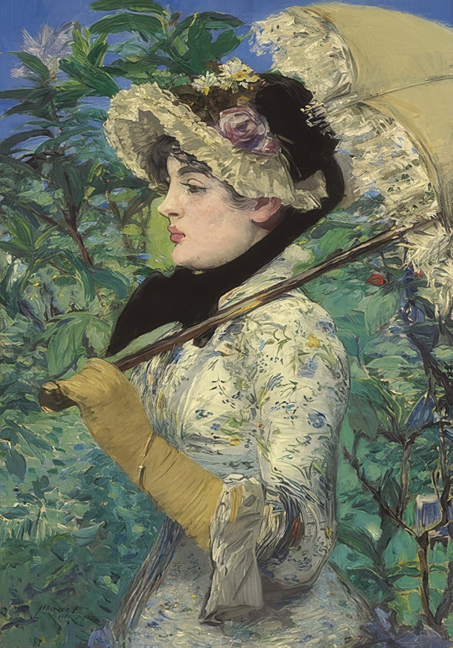 Jeanne (vår). 1881 av Édouard Manet