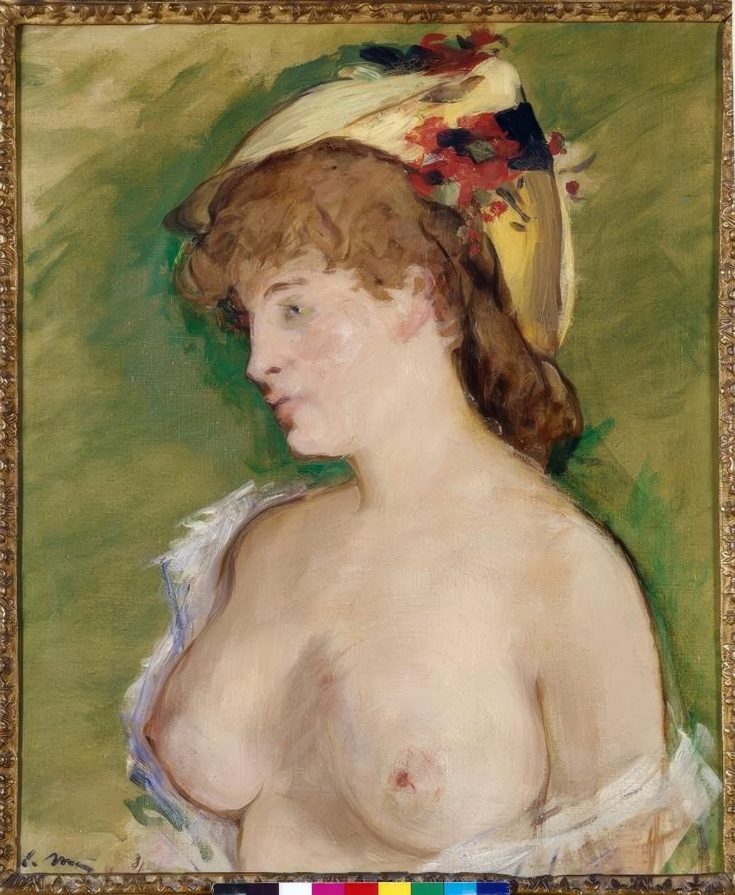 Den toppløse blondinen av Édouard Manet