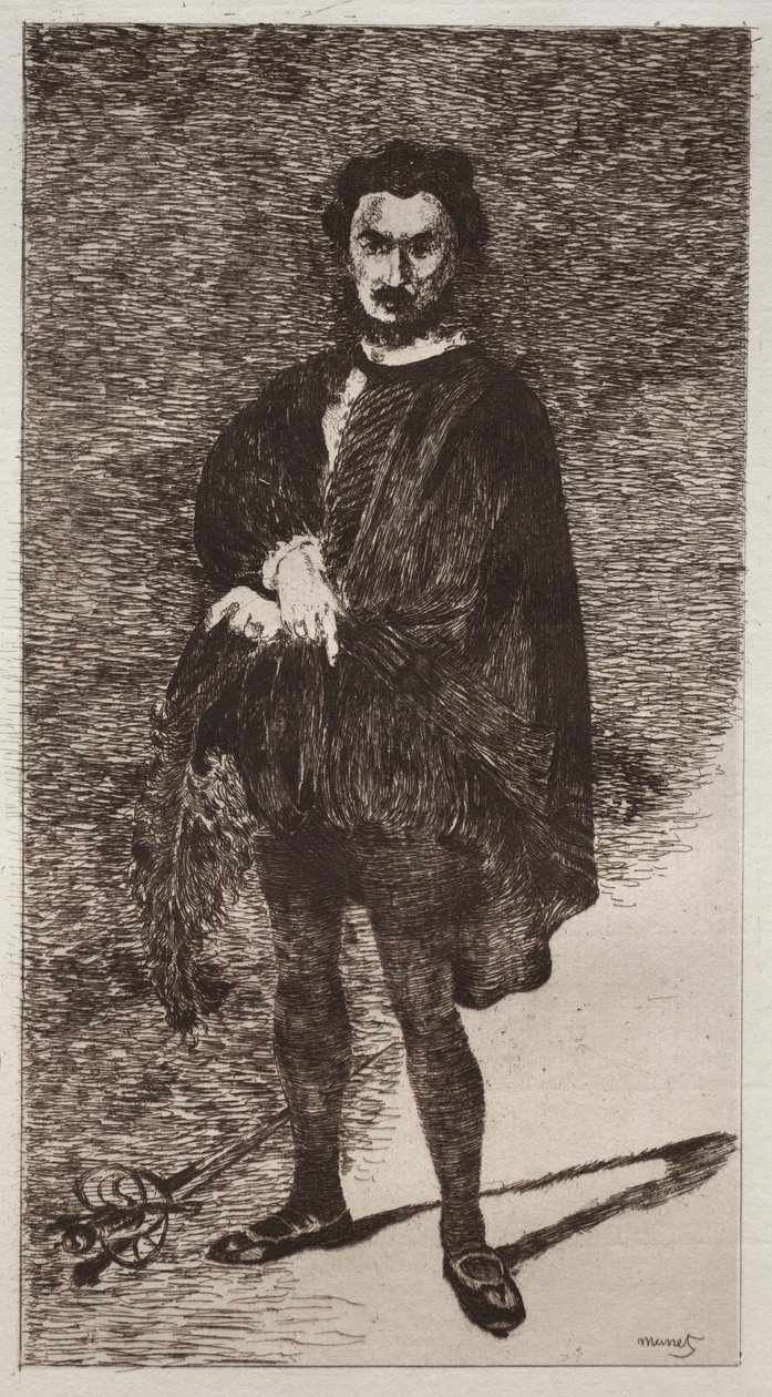 tragisk skuespiller. av Édouard Manet