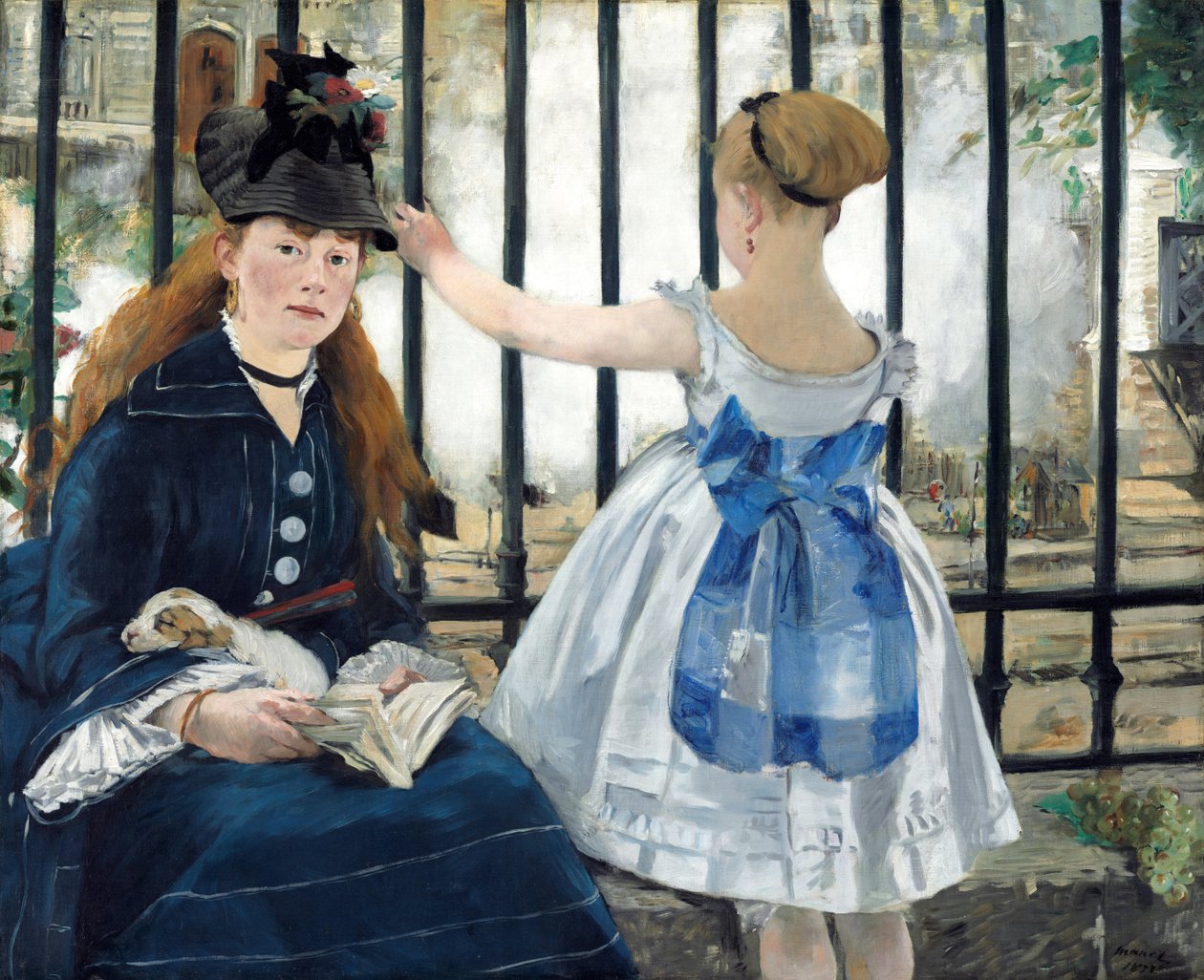 Jernbanen av Édouard Manet