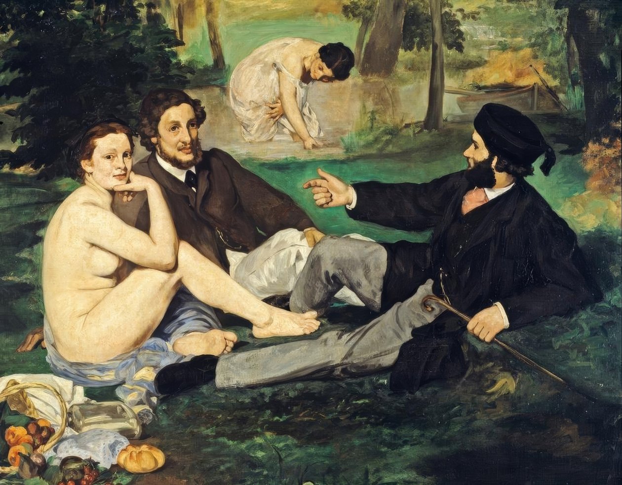 Lunsj på gresset av Édouard Manet