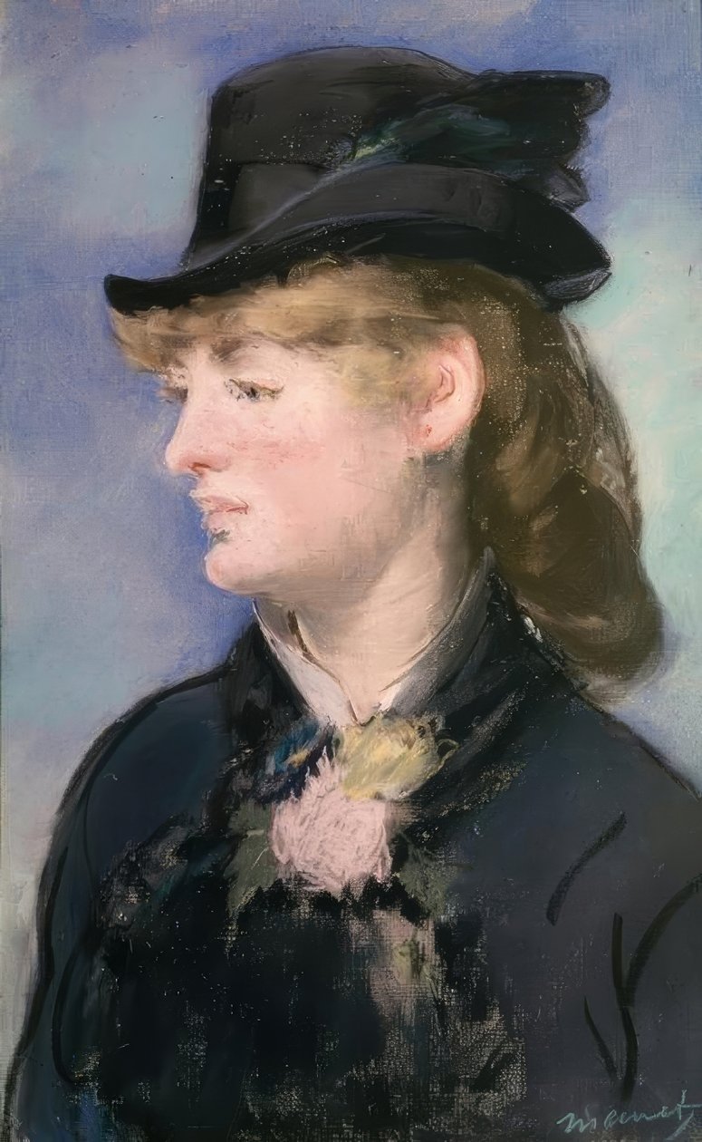Modellen til servitrisen på Folies-Bergère bar av Édouard Manet