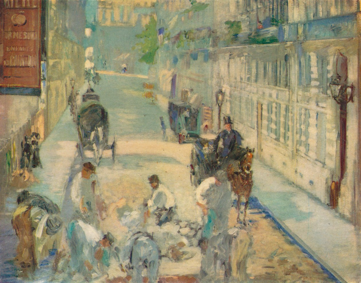 Pavors av Rue de Berne, 1878 av Édouard Manet