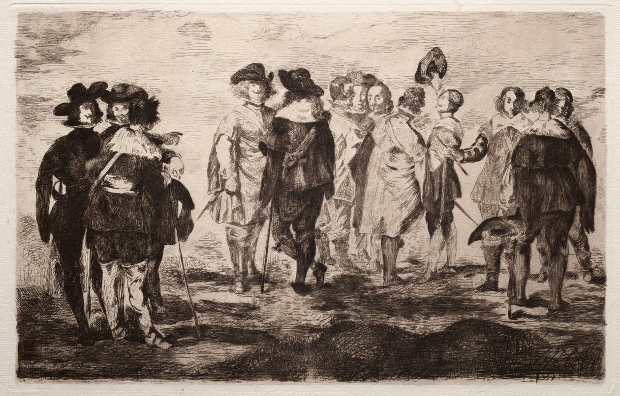 De små rytterne av Édouard Manet