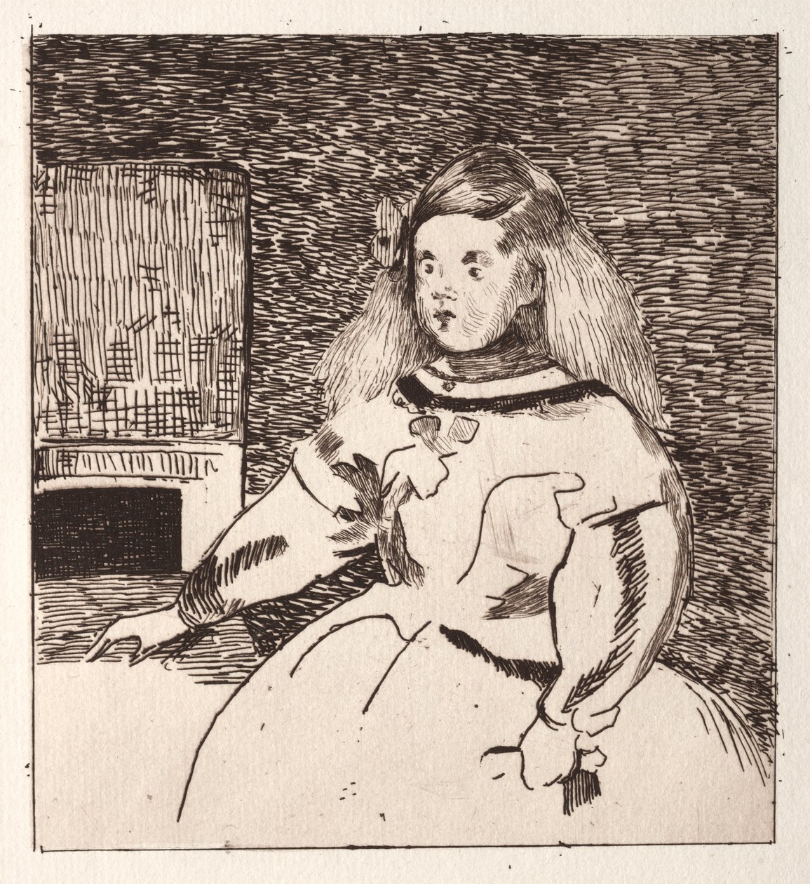 Spedbarnet Marguerite av Édouard Manet