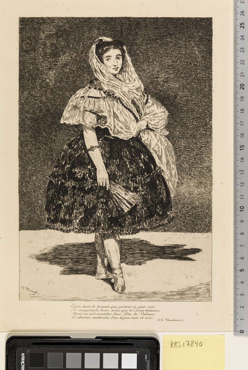 Lola de Valencia av Édouard Manet