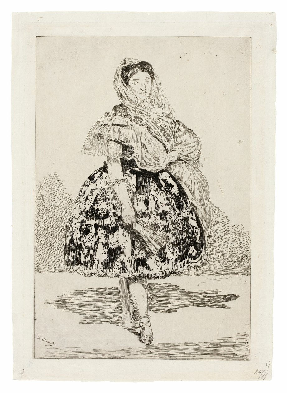 Lola de Valencia av Édouard Manet