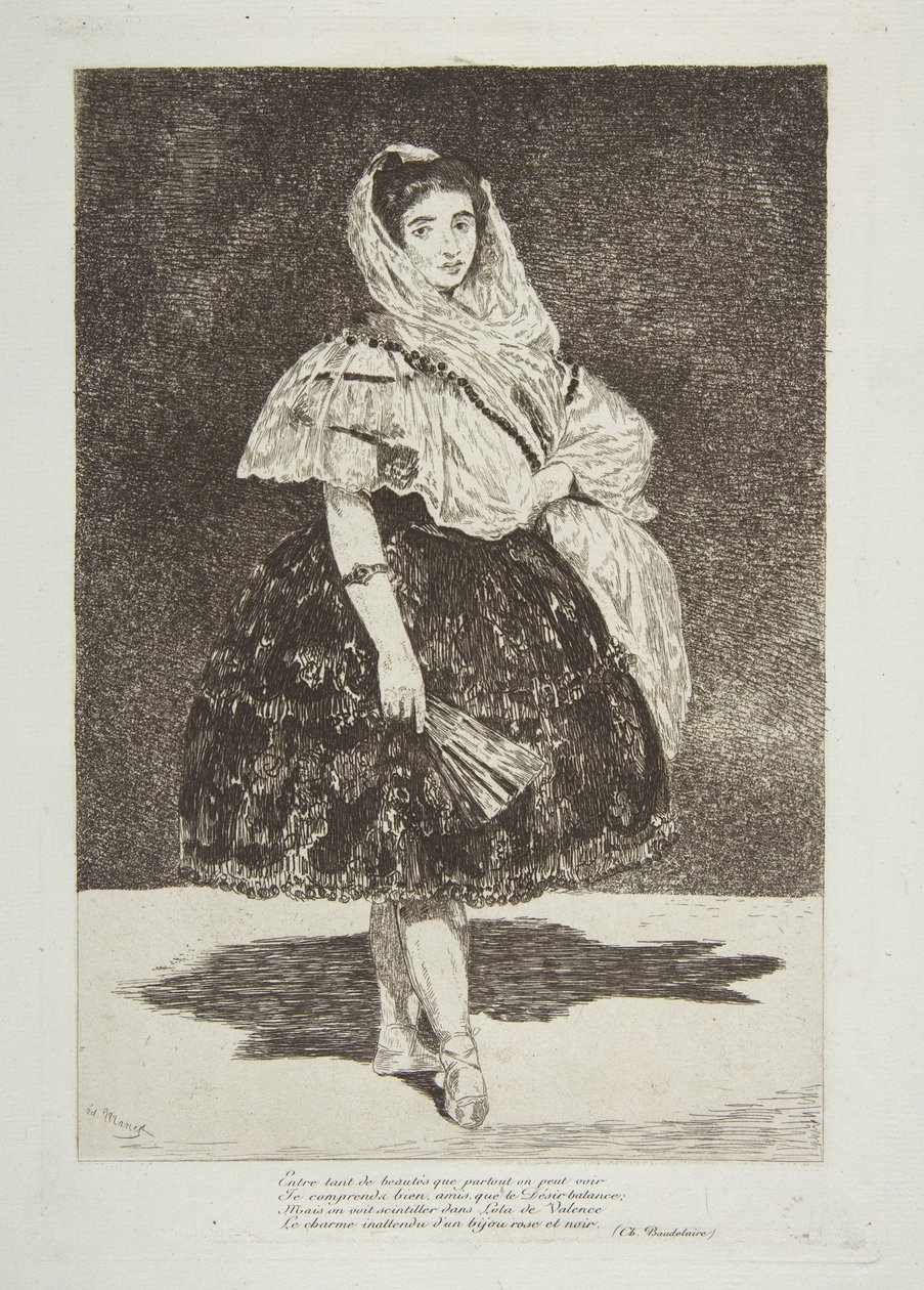 Lola de Valence av Édouard Manet