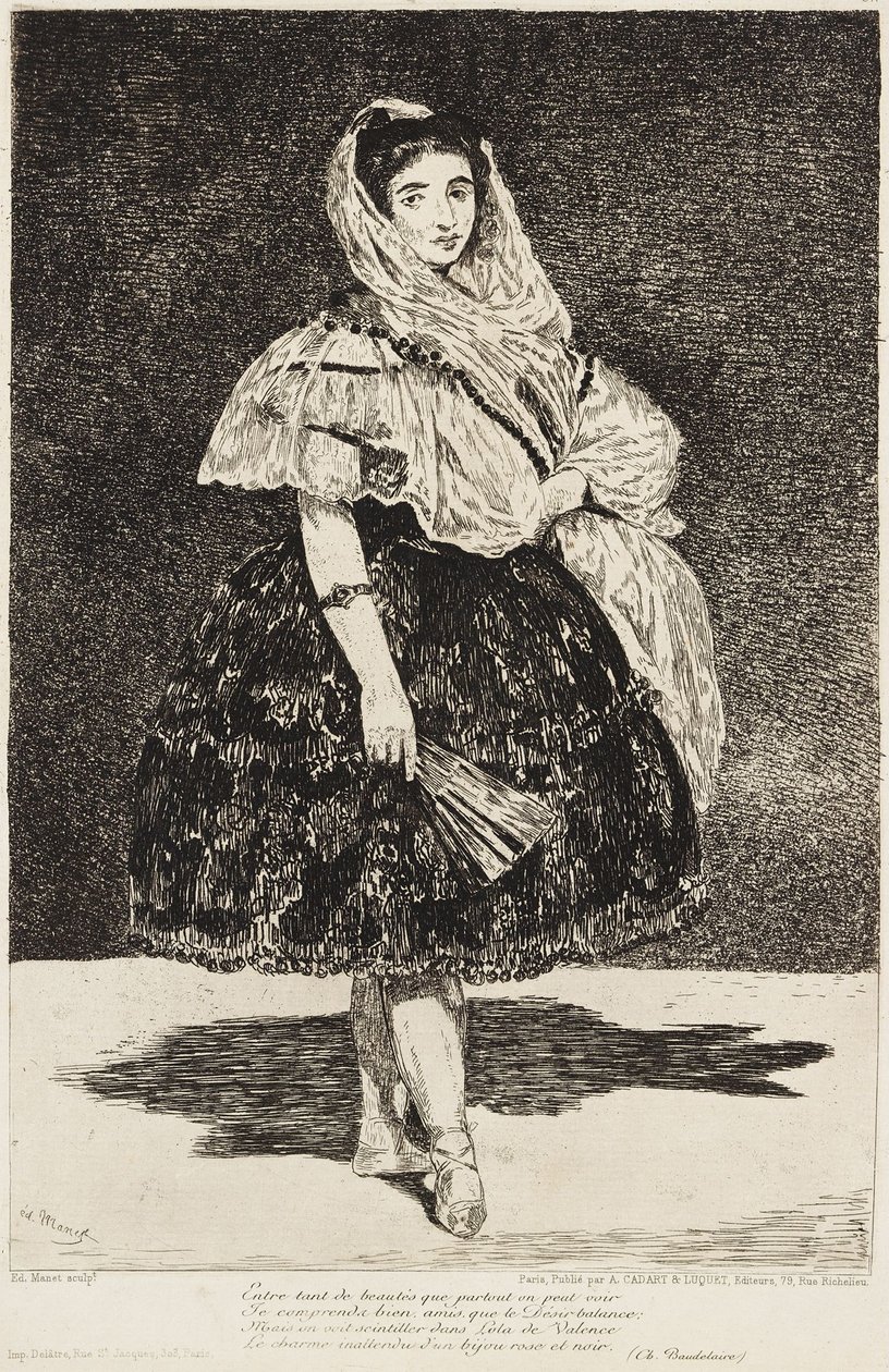 Lola de Valence av Édouard Manet