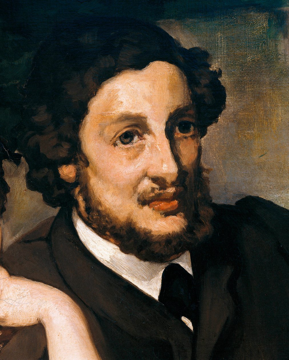 Lunsj på gresset (detalj) 1863 (olje på lerret) av Édouard Manet