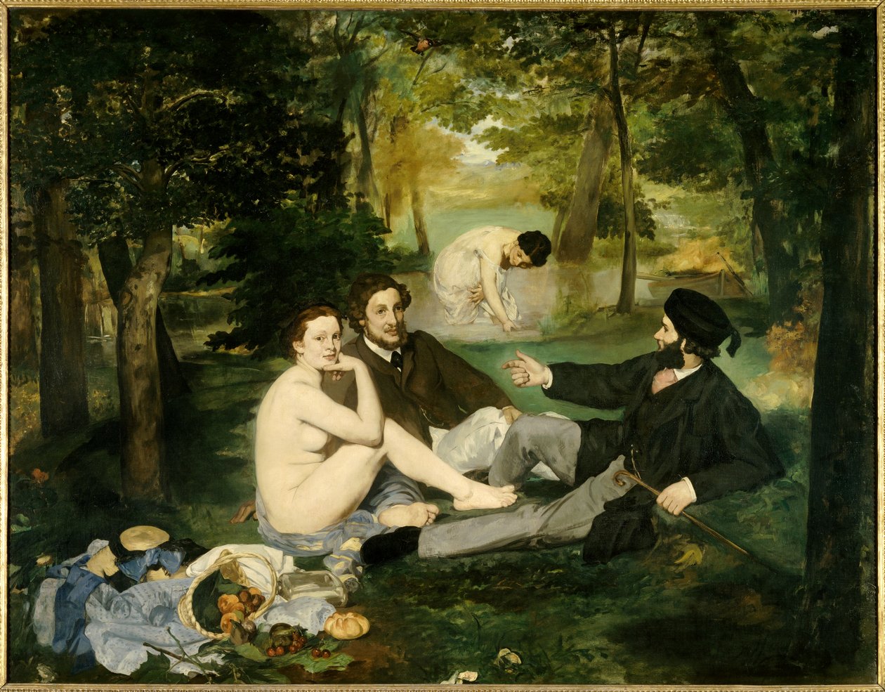 Lunsj på gresset av Édouard Manet
