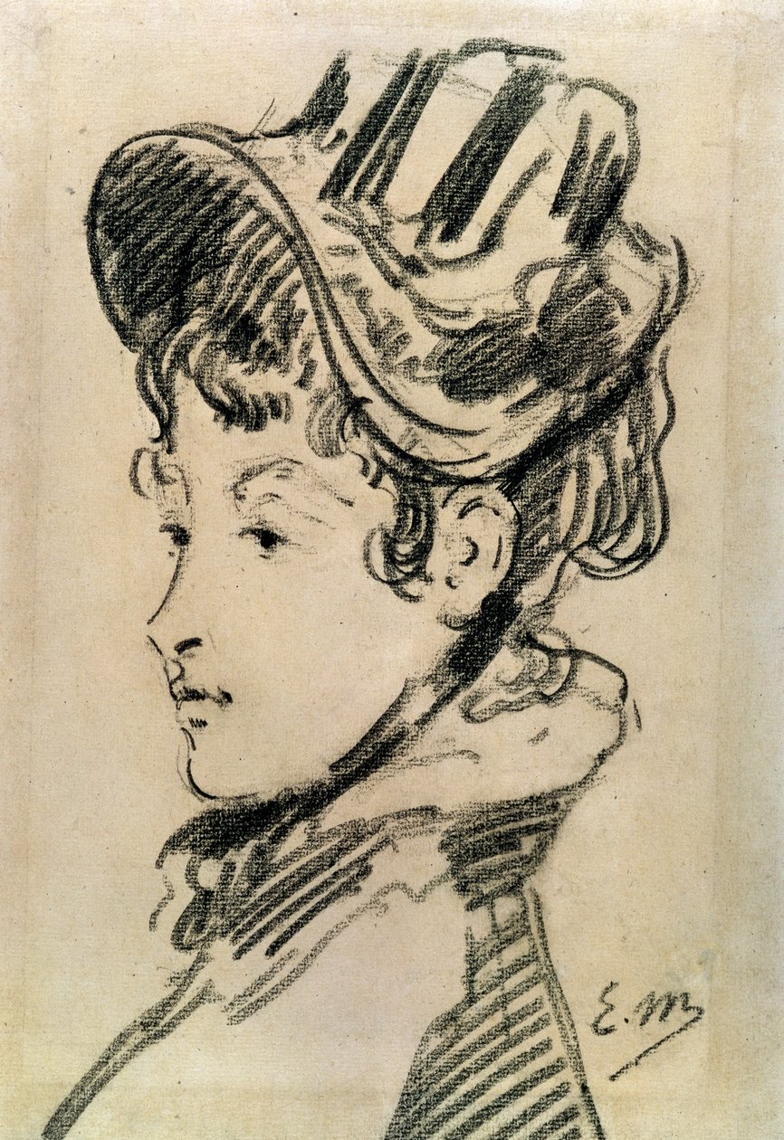 Madame Jules Guillemet, c1880. av Édouard Manet