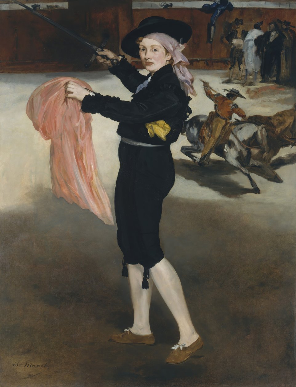 Mademoiselle V. . . i kostymet til en Espada, 1862. av Édouard Manet