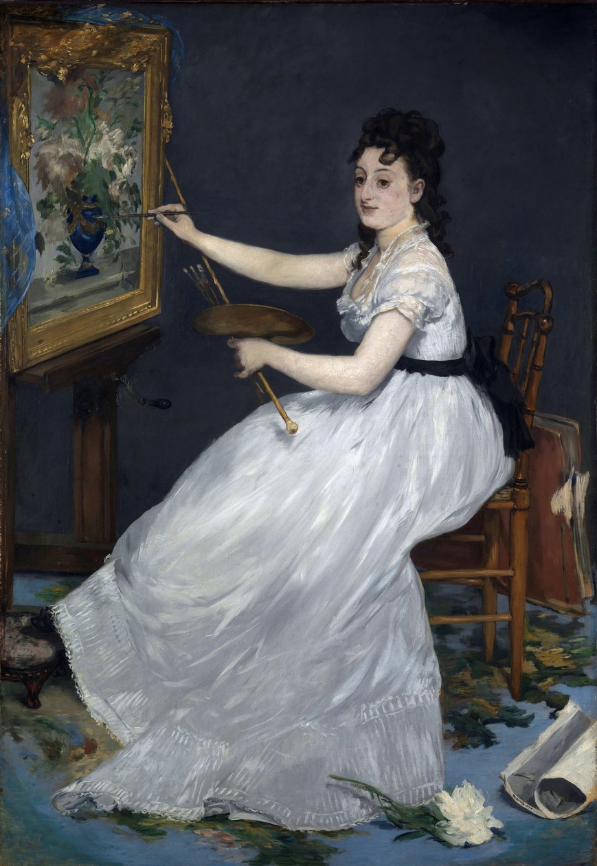 Manet, Edouard (1832-1883) Eva Gonzales (1849-1883) Olje på lerret 1870 National Gallery, London 191x133,4 av Édouard Manet