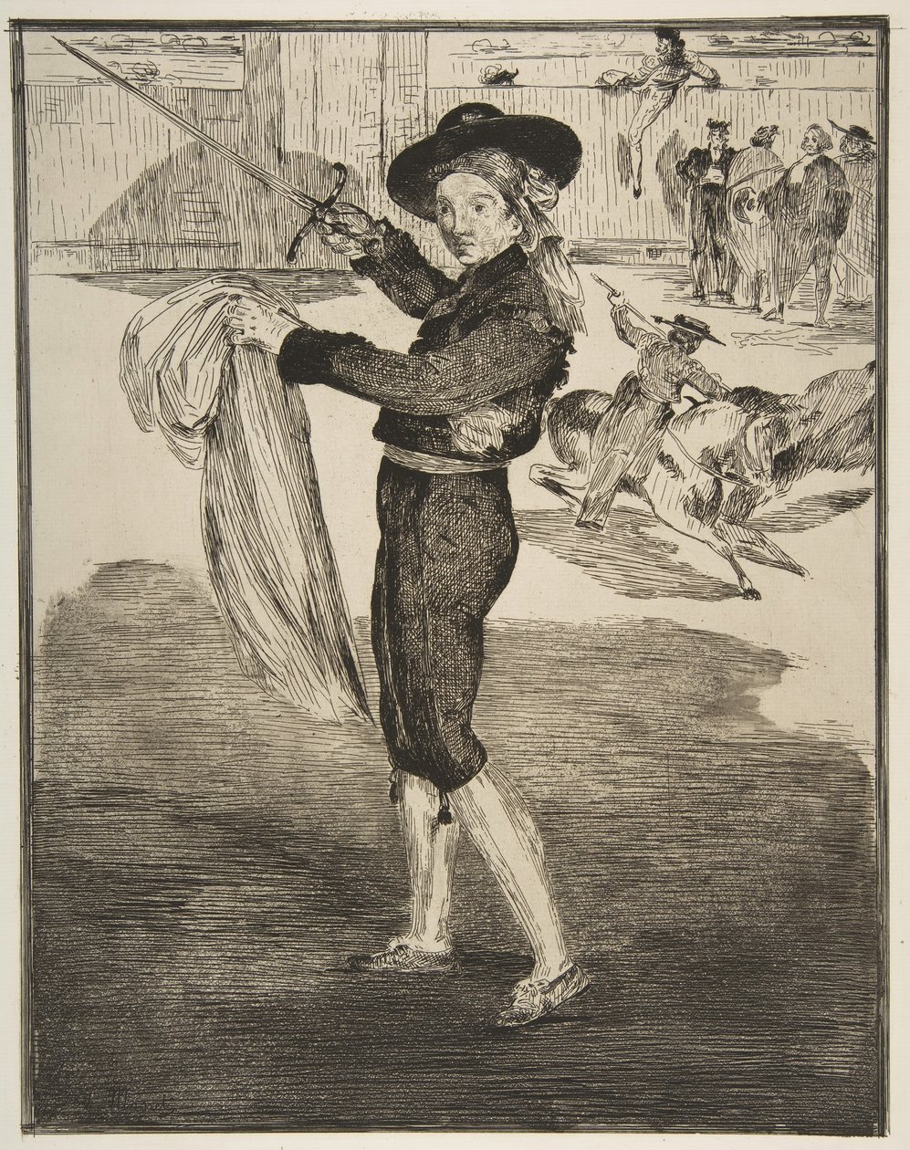 Mlle. Victorine in the Costume of an Espada, 1862. av Édouard Manet