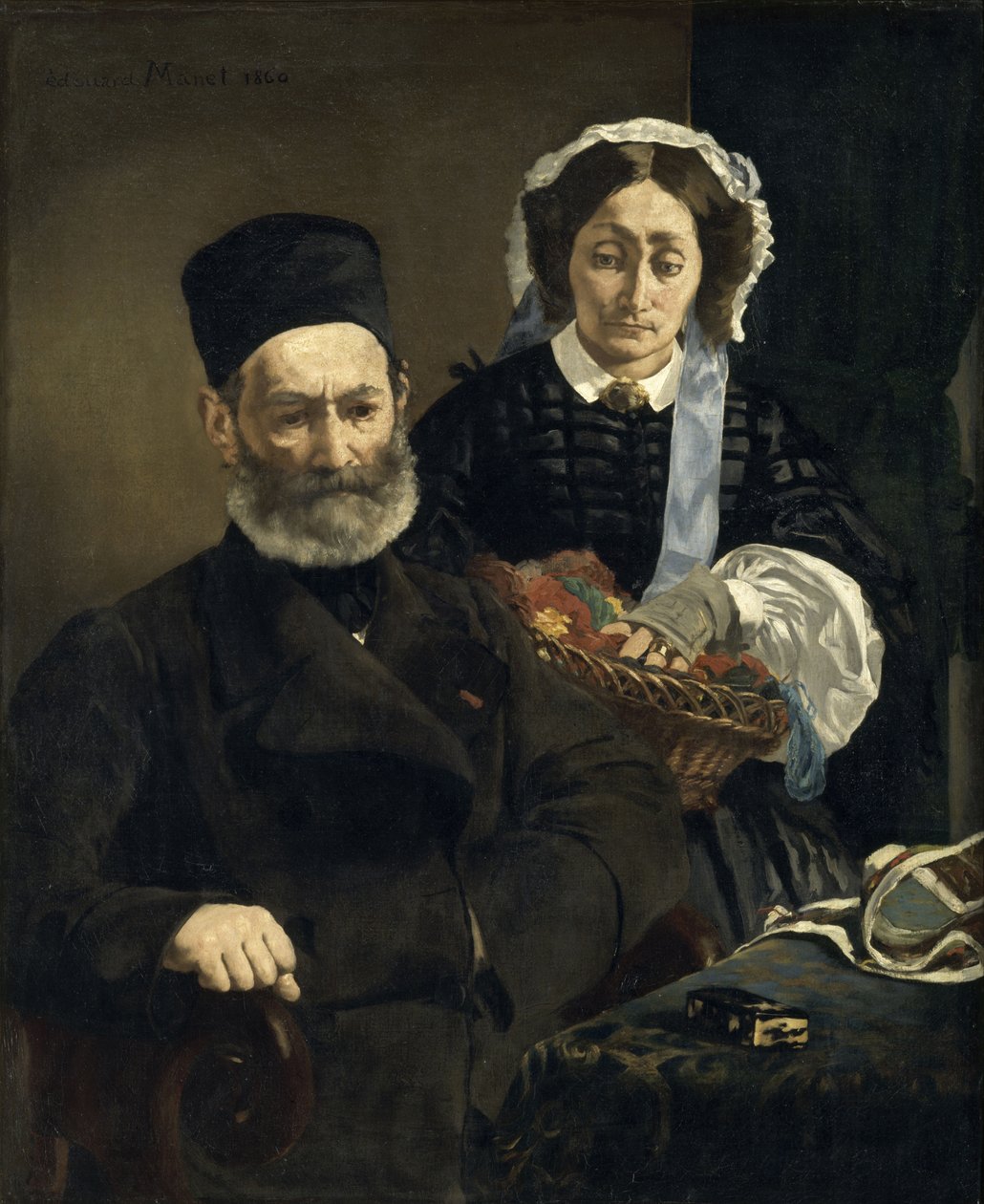 Herr og fru Auguste Manet av Édouard Manet