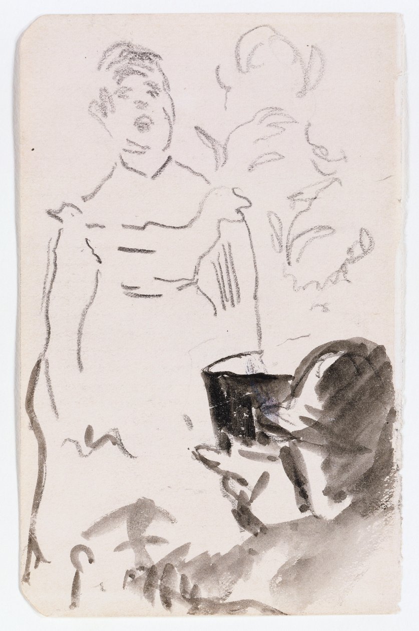 Parisian Cafe Singer, ca. 1876 av Édouard Manet