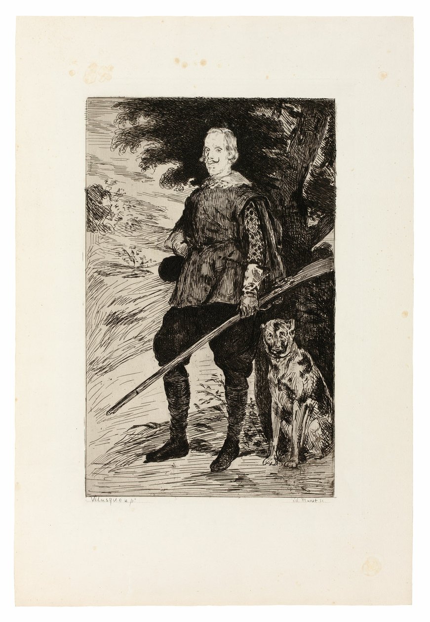 Filip IV, konge av Spania av Édouard Manet