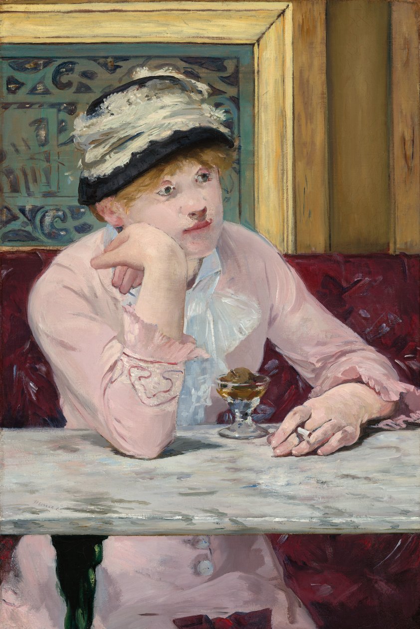 Plommebrandy, ca. 1877. av Édouard Manet