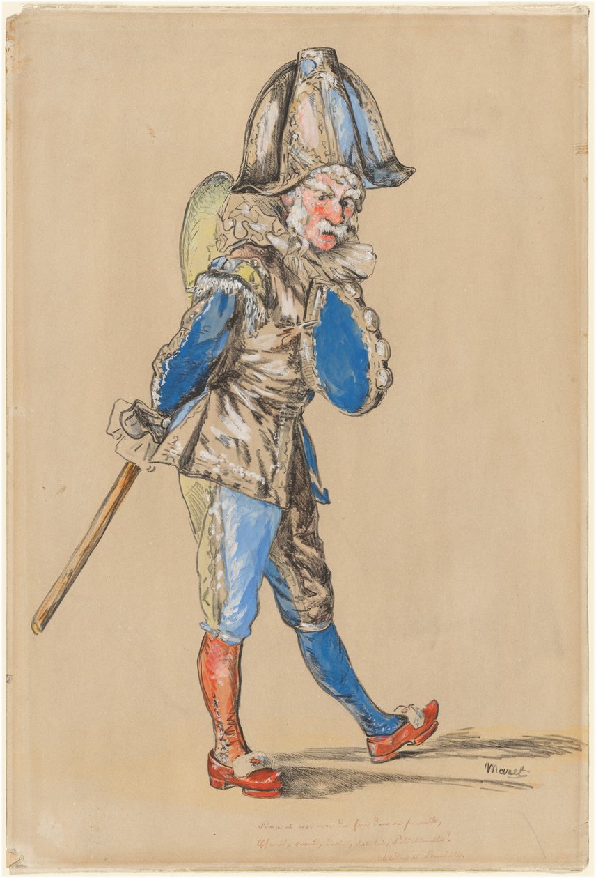 Polichinelle av Édouard Manet