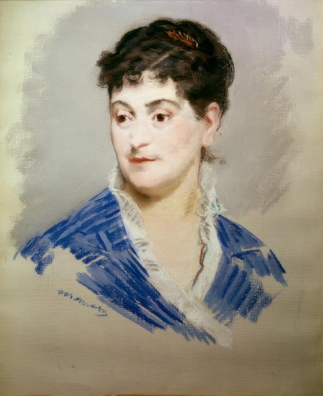 Portrett av Mme Emile Zola av Édouard Manet