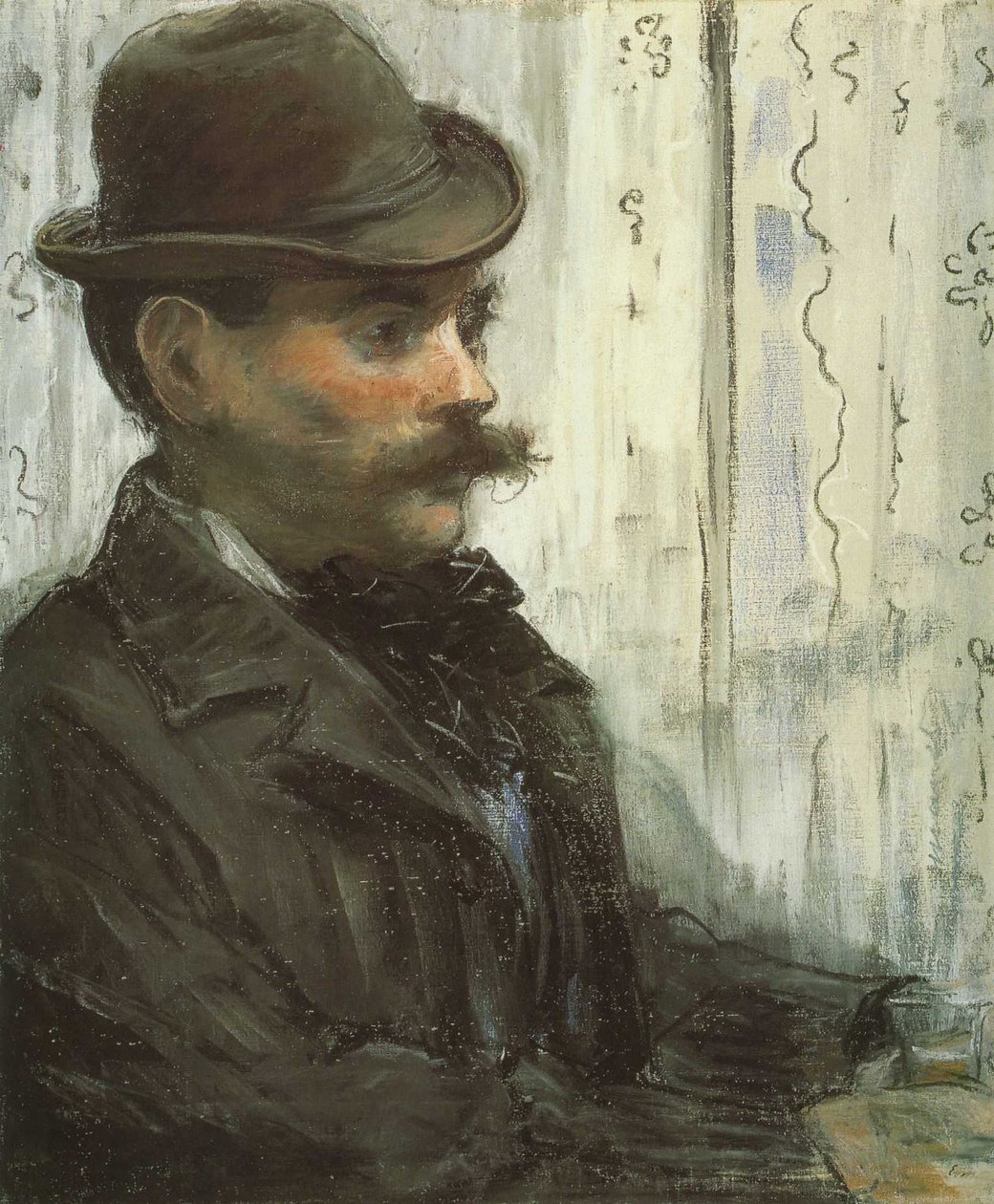Portrett av Alphonse Maureau av Édouard Manet