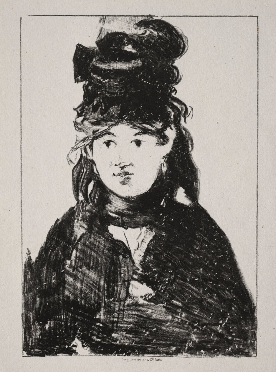 Portrett av Berthe Morisot, 1872. av Édouard Manet