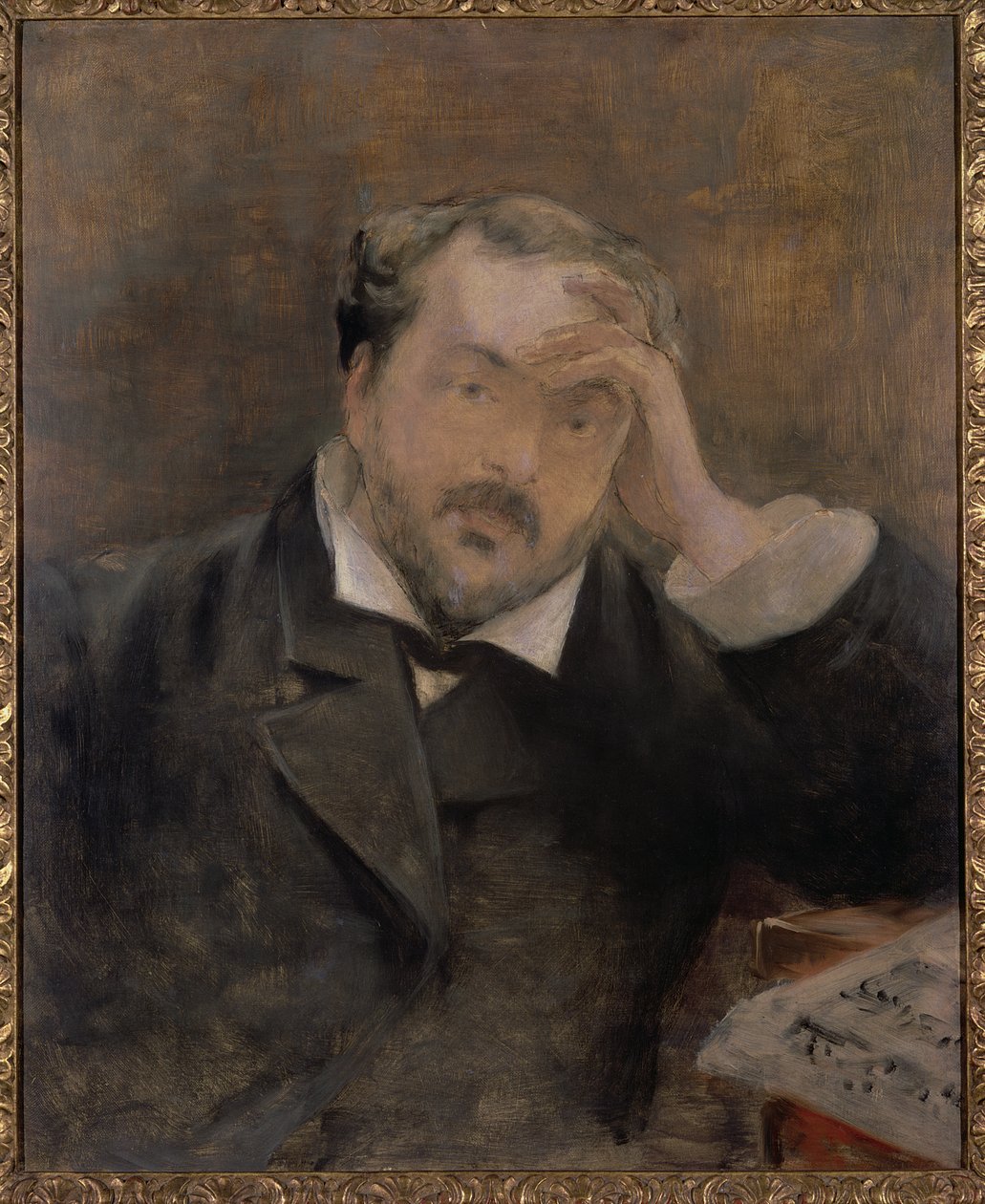 Portrett av Emmanuel Chabrier (1841-94) 1881 av Édouard Manet