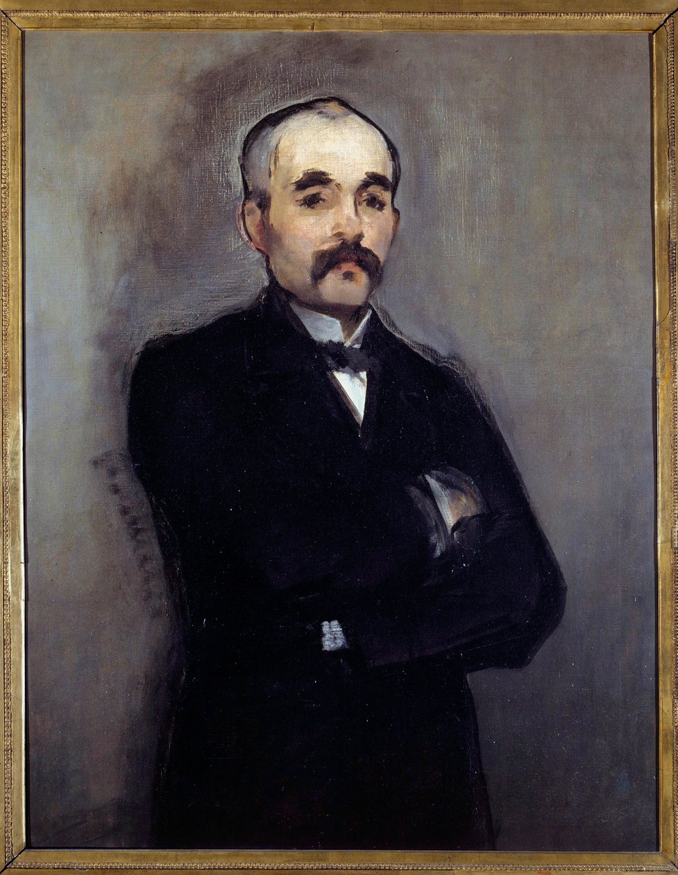 Portrett av Georges Clemenceau (1841-1929) Maleri av Edouard Manet (1832-1883) 1800-tallet Søn. 0,94 x 0,74 m Paris, musee d