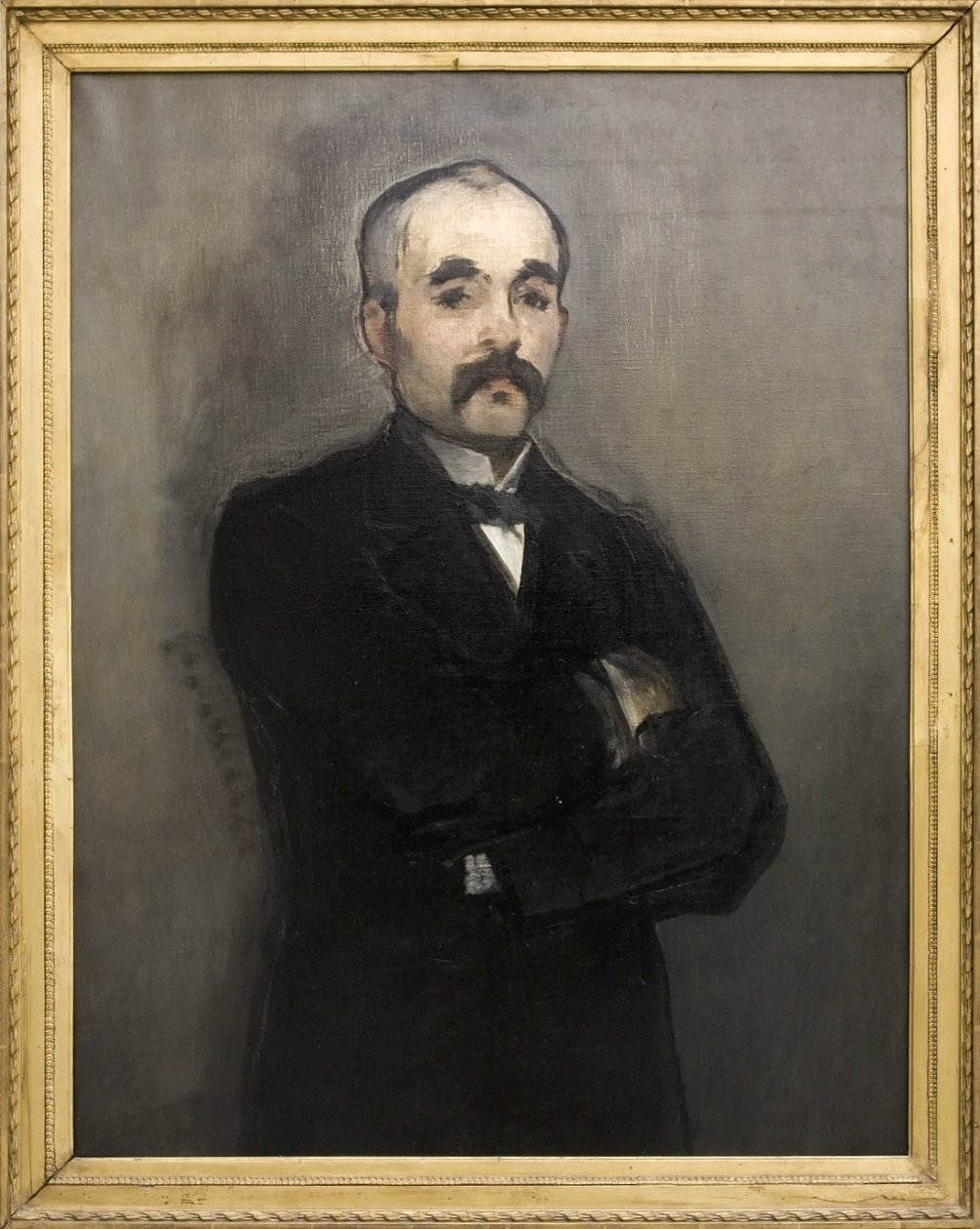 Portrett av Georges Clemenceau (olje på lerret) av Édouard Manet