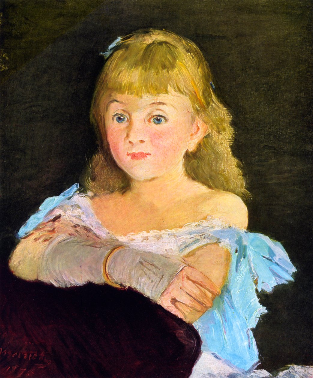 Portrett av Lina Campineanu, 1878. av Édouard Manet