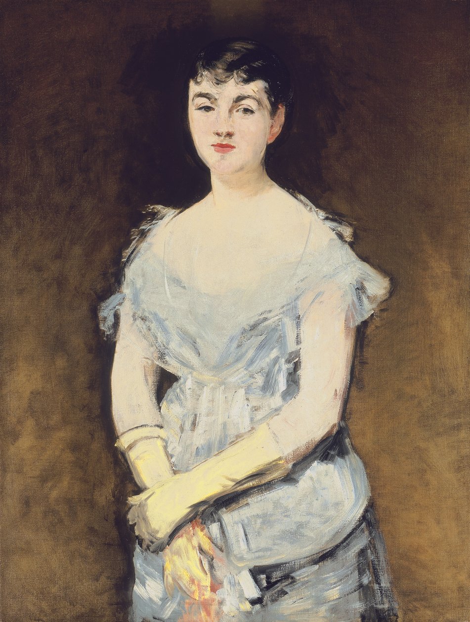 Portrett av frøken Isabelle Lemonnier av Édouard Manet