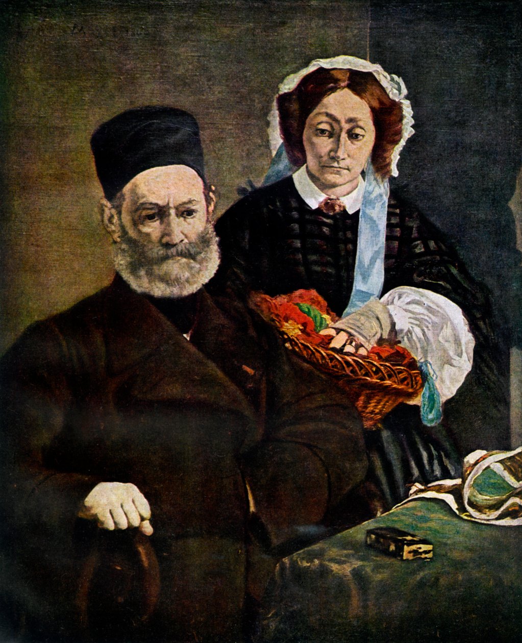 Portrett av Monsieur og Madame Auguste Manet, 1860-1938. av Édouard Manet