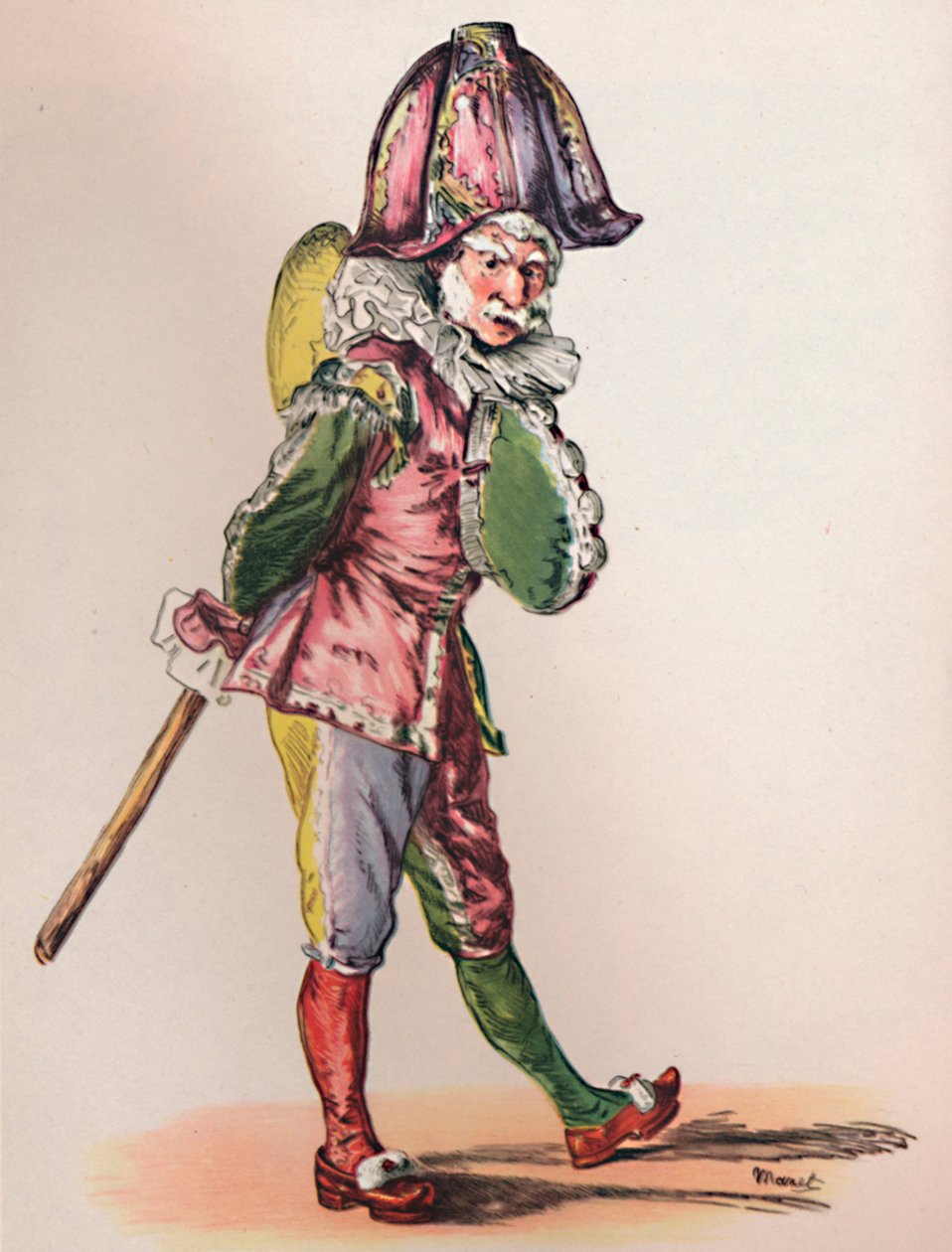 Punch, 1874-1876, 1946 av Édouard Manet