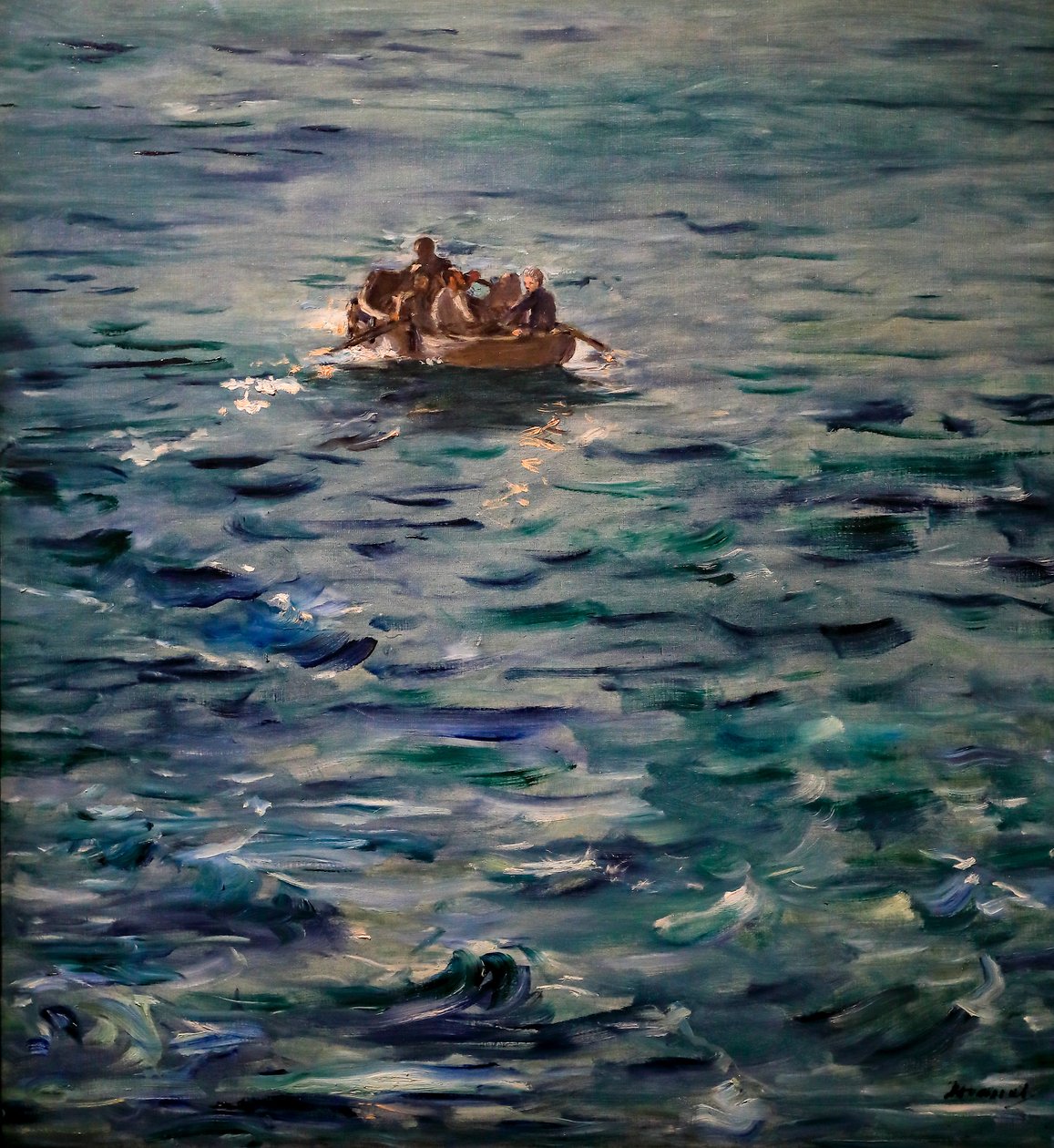 Rochefort rømming av Édouard Manet