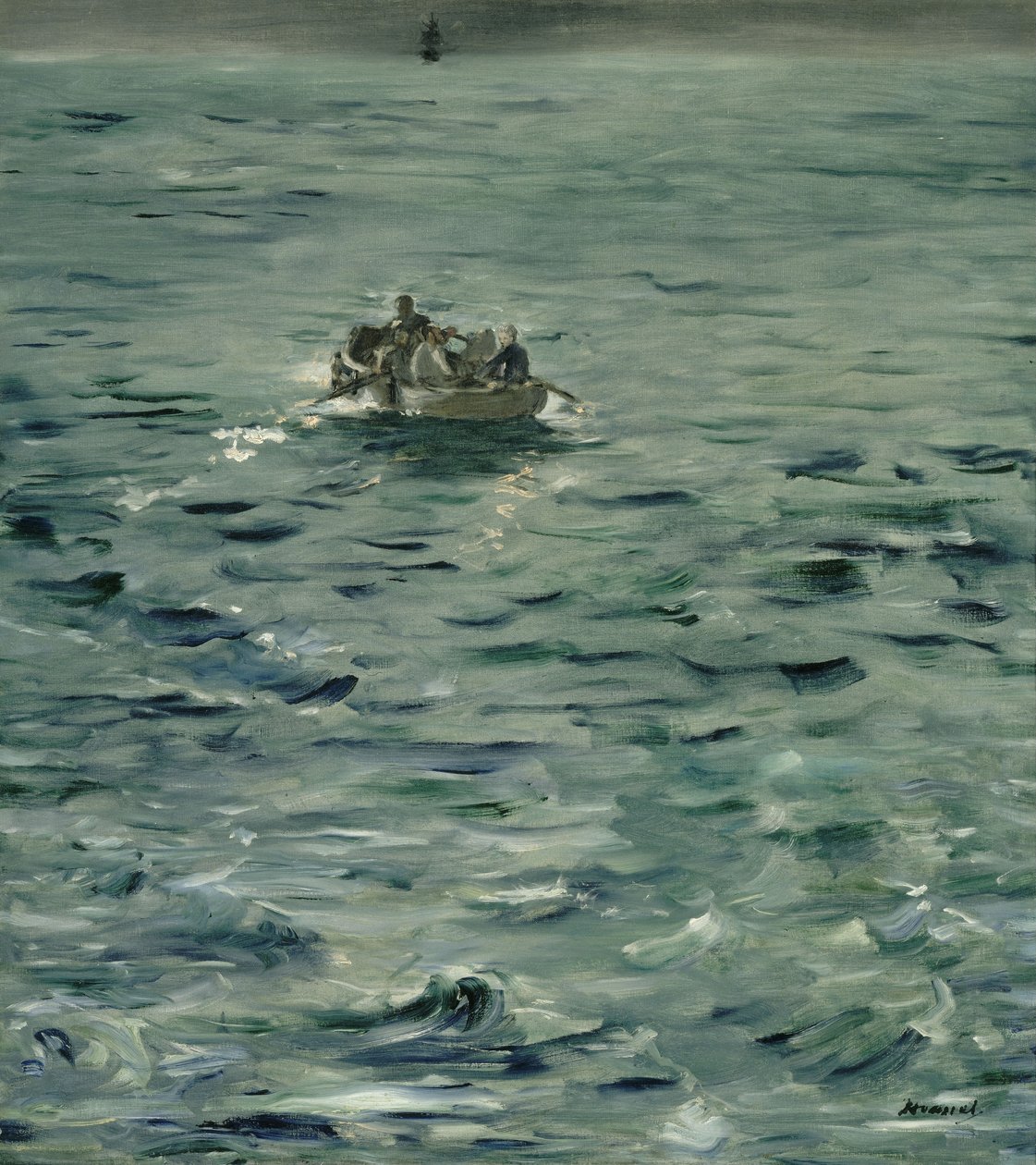 Rocheforts flukt av Édouard Manet