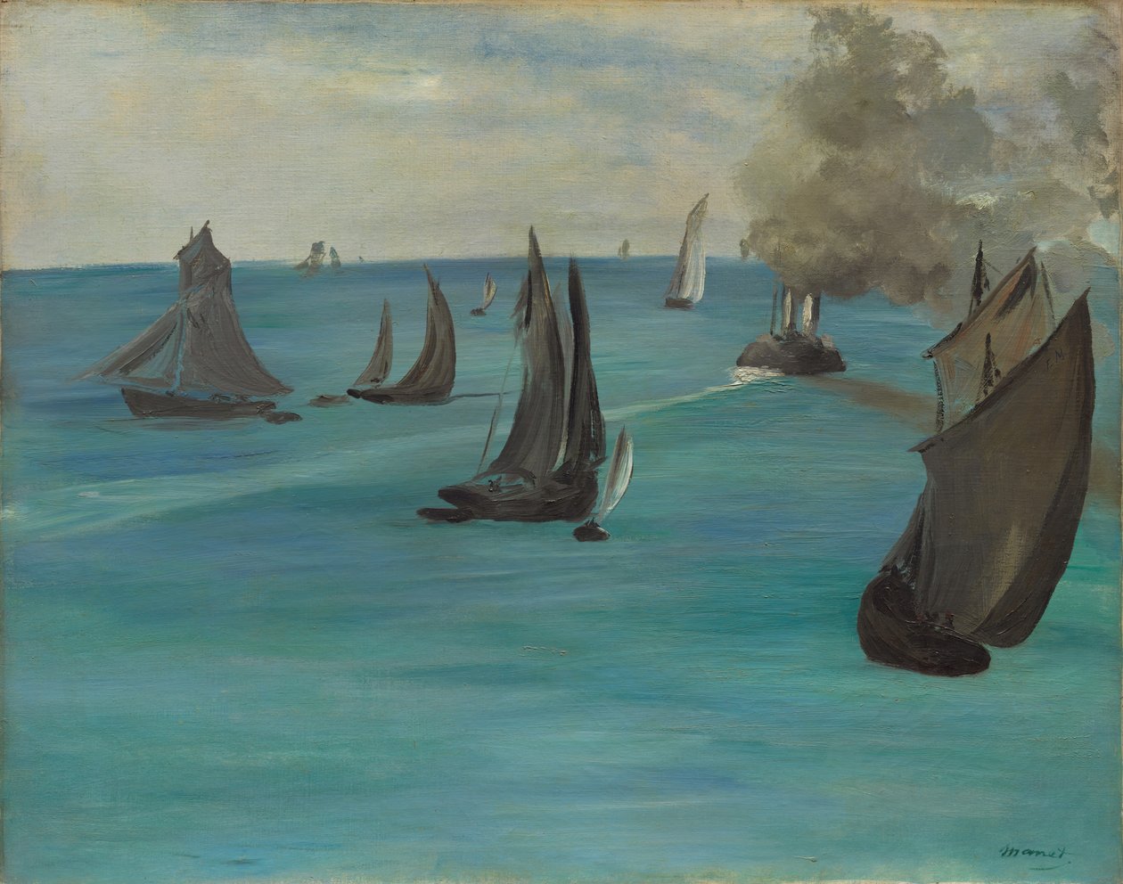 Havutsikt, rolig vær Havutsikt, rolig vær, 1864. av Édouard Manet